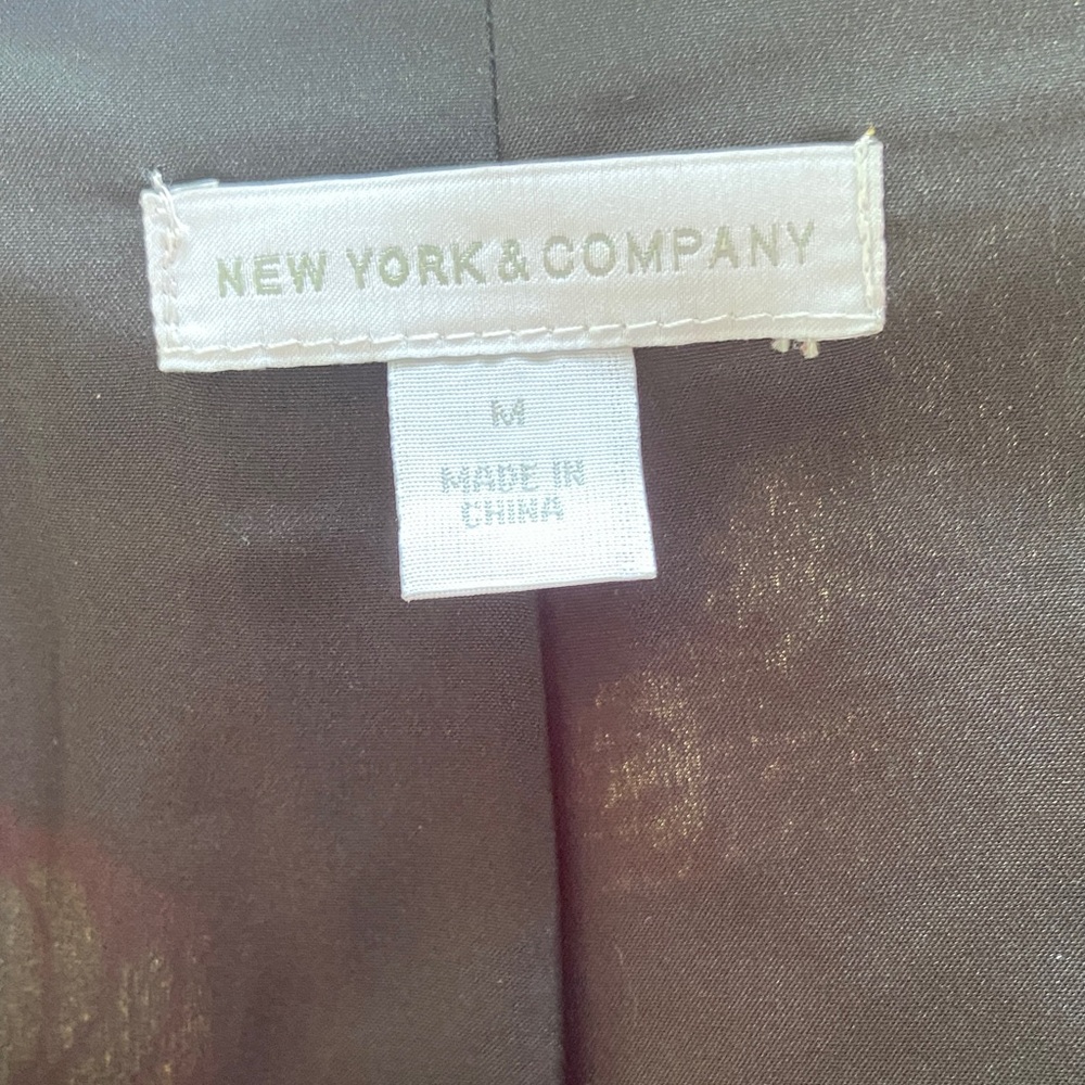 New York & Company Multicolor Floral Bomber Jacket - Picture 2 of 3